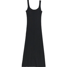 Theory Stretch Knit Tank Dress - Black