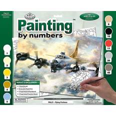 Arts & Crafts Royal & Langnickel Paint By Number Kit 15.375"X11.25"-Flying Fortress
