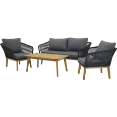 Stahl Lounge-Sets Venture Design Chania Lounge-Set, 1 Bord inkl. 2 Stolar & 1 Soffor