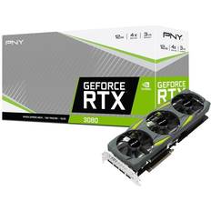 GeForce RTX 3080 Grafikkarten PNY GeForce RTX 3080 Uprising Triple Fan LHR HDMI 3xDP 12GB
