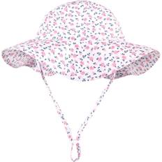 Bucket Hats Children's Clothing Hudson Baby Sun Protection Hat - Pink Berry Floral (10357460)