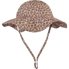 Hudson Baby Sun Protection Hat - Brown Leopard (10357466)