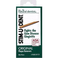 Dental Sticks The Natural Dentist Stim-U-Dent Original Plaque Removers Mint 100-pack