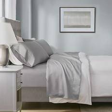 King size bed Beds & Mattresses Beautyrest 1000-Thread-Count 4-pack Bed Sheet Grey
