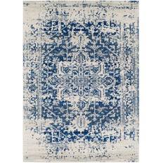 Round Carpets & Rugs Surya HAP-1021 Blue, Gray, Beige 63x87"