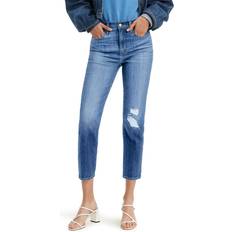 Levi's 724 High Rise Slim Straight Cropped Jeans Women's - Lapis Sun