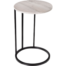 Honey Can Do Round C-Shaped Small Table 16"