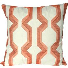 A&B Home Geometric Complete Decoration Pillows Orange (45.72x45.72)