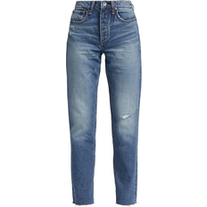Damen - Rosa - W32 Jeans Rag & Bone Rosa Tapered High-Rise Jeans - Peonywho