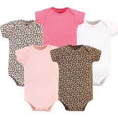 Hudson Baby Cotton Bodysuits 5-pack - Prints Leopard (10157791)