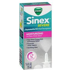 Vicks sinex decongestant nasal spray Vicks Sinex Severe Ultra Fine Mist 0.5fl oz Nasal Spray
