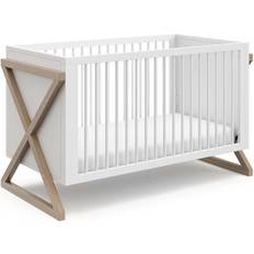 Storkcraft Bedside Crib Storkcraft Equinox 3-in-1 Convertible Crib 35x58"