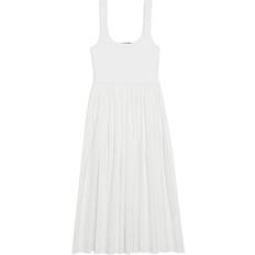 Theory Gloss Midi Dress - White