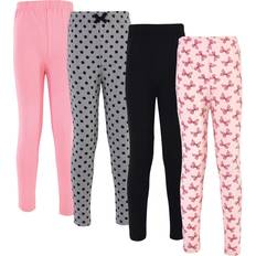 Polka Dots Pants Children's Clothing Touched By Nature Organic Cotton Leggings - Pink Bows (10162114)