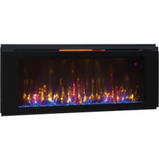Black - Wall Electric Fireplaces Classic Helen