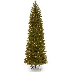 Christmas Trees National Tree Company 7.5ft Downswept Douglas Fir Pre-Lit Christmas Tree