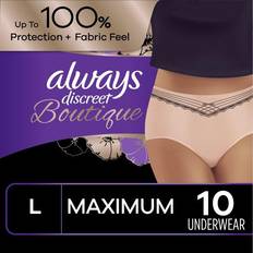 Always Discreet Boutique Incontinence Underwear Maximum Large 10-pack