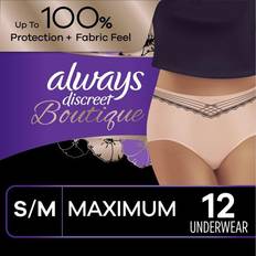 Always Discreet Boutique Incontinence Underwear Maximum Small / Medium 12-pack