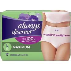 Always Intimate Hygiene & Menstrual Protections Always Discreet Protection Underwear Maximum Large 17-pack 17-pack