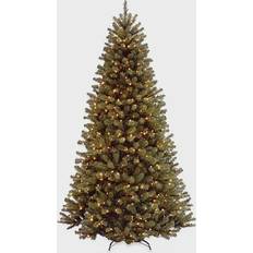 Interior Details National Tree Company North Valley Spruce Pre-Lit Hinged Christmas Tree 90"