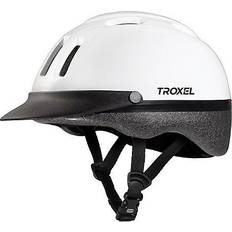 Equestrian Troxel Sport Schooling Riding Helmet - White