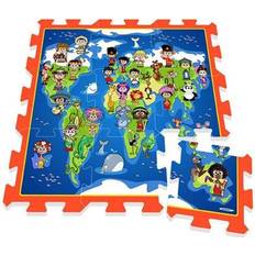 Stamp Play Floor with Children & Countries 9 Pieces