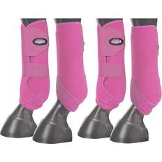 Tough-1 Horse Boots Tough-1 Vented Sport Boots 4pack - Pink