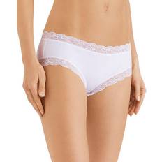 Hanro Cotton Lace Hipster - White