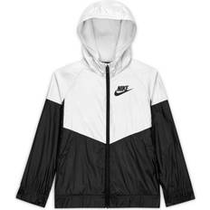 Windbreakers Jackets Children's Clothing Nike Sportswear Windrunner Kids - White/Black/Black (DB8521-100)