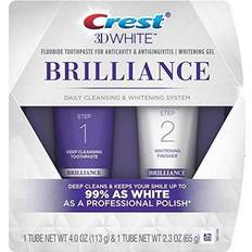 Crest 3D White Brilliance 2 Step Daily Cleansing & Whitening System Gift Set
