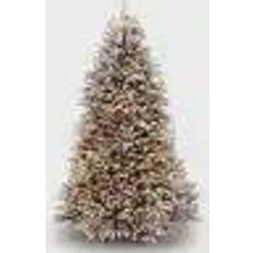 Christmas Trees National Tree Company 7ft Pre-Lit Dunhill Fir Hinged Full Artificial Christmas Tree 84"