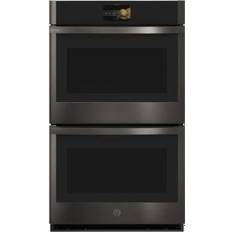 Built in double electric oven black GE Profile PTD7000BNTS Black, Stainless Steel