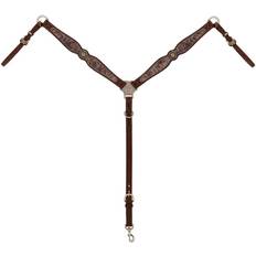 Bridles & Accessories Weaver Patina Rose Scalloped Horse Breast Collar
