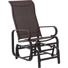 Outdoor black rocking chair OutSunny Outdoor Glider Grey 600 x 1,040 mm