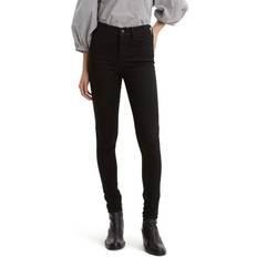 Levi's 720 High Rise Super Skinny Jeans - Black Squared