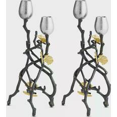 Michael Aram Butterfly Ginkgo Candle Holder 13.5" 2