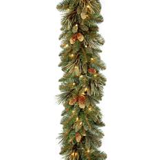 National Tree Company Christmas Decorations National Tree Company Pine Garland with Clear Lights Christmas Decoration