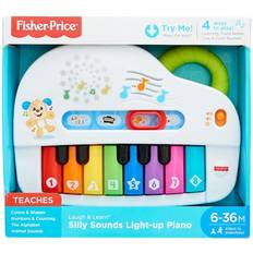 Plastic Musical Toys Fisher Price Laugh & Learn Silly Sounds Light up Piano