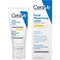 Pumpflaschen Gesichtscremes CeraVe AM Facial Moisturising Lotion SPF50 52ml