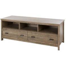 Retractable Drawer Benches South Shore Exhibit TV Bench 59.2x22.5"