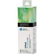 Cricut Papier Cricut Infusible Ink Transfer Green Watercolor 11.4x30.5cm 2 sheets