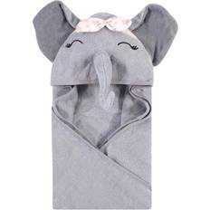 Hudson Animal Face Hooded Towel Flower Elephant