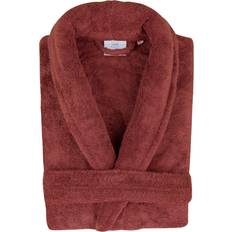 Classic Turkish Towels Luxury and Plush Shawl Terry Turkish Cotton Bathrobes - Night Red
