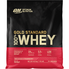 Whey 100 Optimum Nutrition 100% Whey Gold Delicious Strawberry 4.54kg