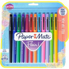 Pencils Flair Felt Tip Pens set of 12 fashion