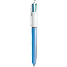 BIC® 4-Color Retractable Ballpoint Pens, Medium Point, 1.0 mm, Assorted Ink  Colors, Pack Of 3 Pens
