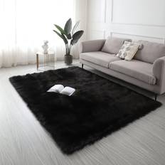 Amazing Rugs Cozy Collection Black 36x60"