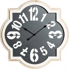 Black Metal Farmhouse Wall Clock Wall Clock 31.5"