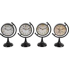Ridge Road Décor Metal Vintage Table Clocks Table Clock 8"