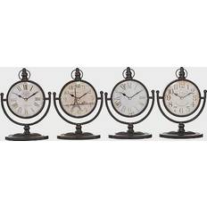 Ridge Road Décor Metal Vintage Table Clocks Table Clock 8"